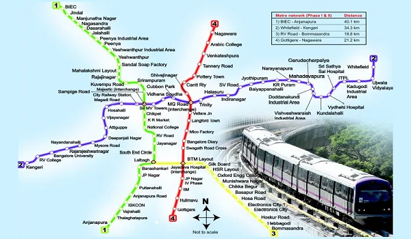 Featured Image of Bangalore Metro Map and Begur Road Metro Route Map